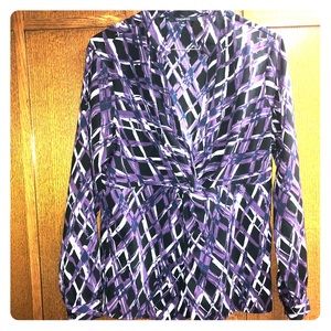 Chadwick, Multi color purple blouse, size 18